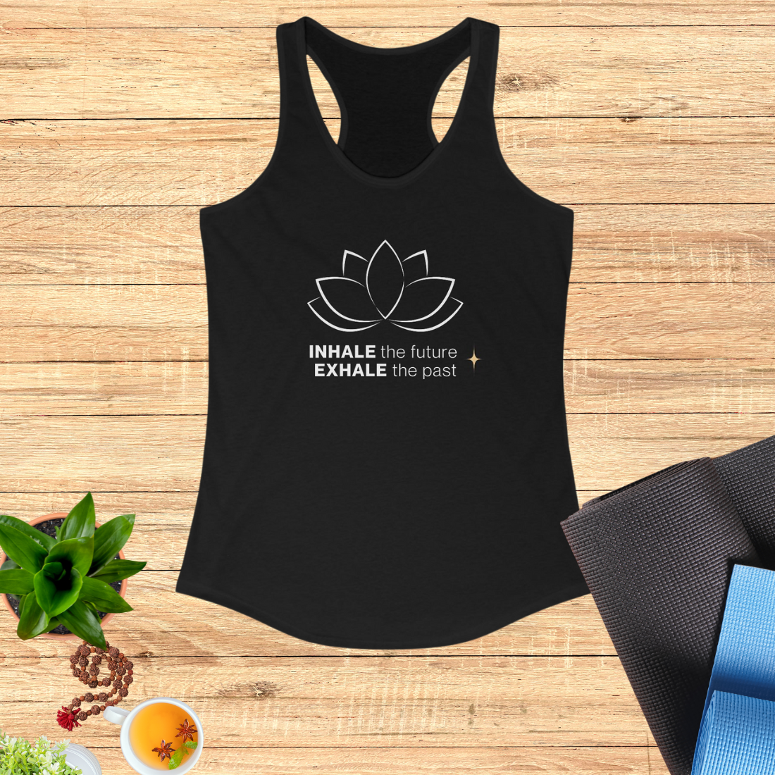 "Inhale & Exhale" Minimalist Tank