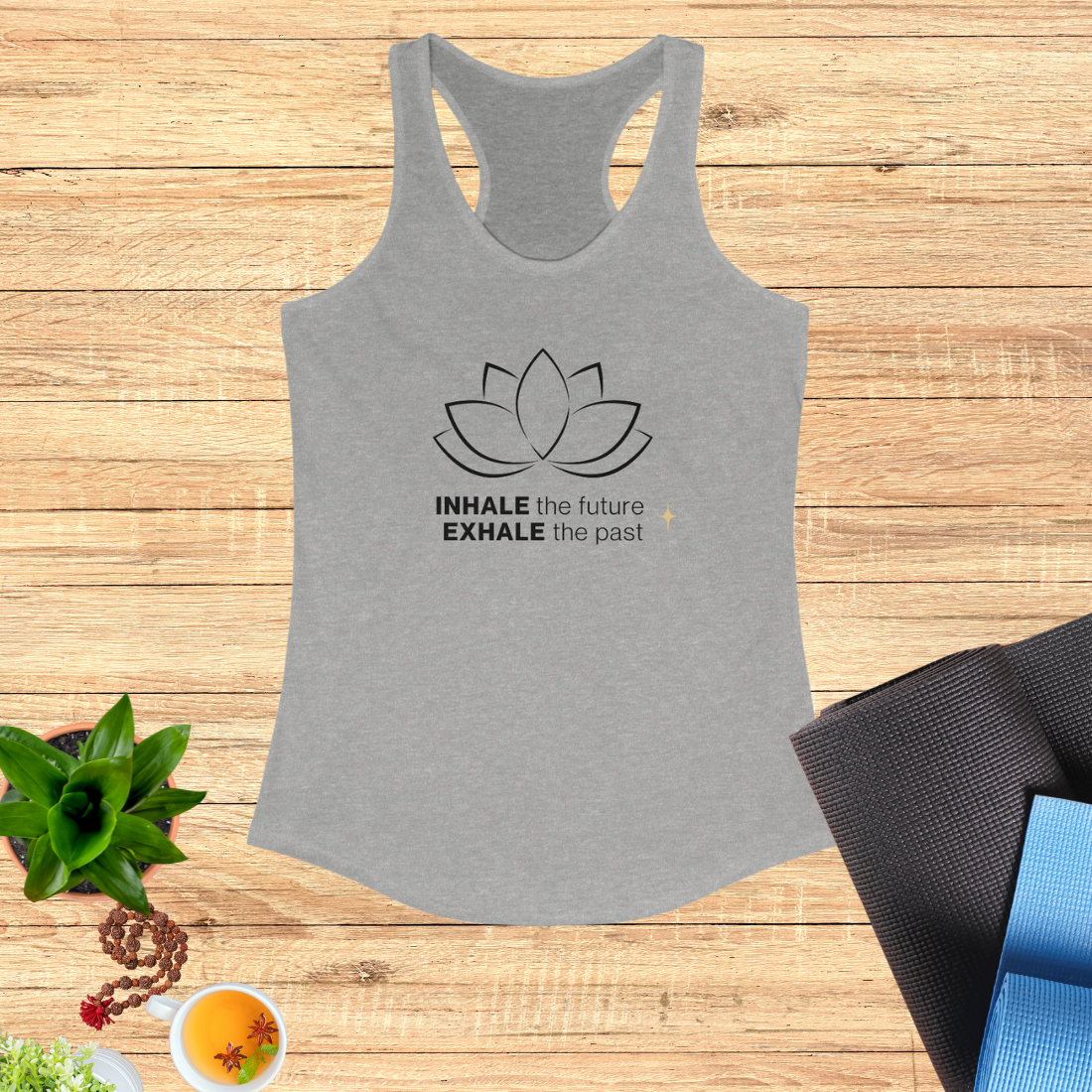 "Inhale & Exhale" Minimalist Tank