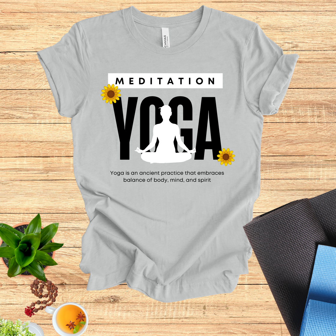 Meditation Bloom Yoga TEE